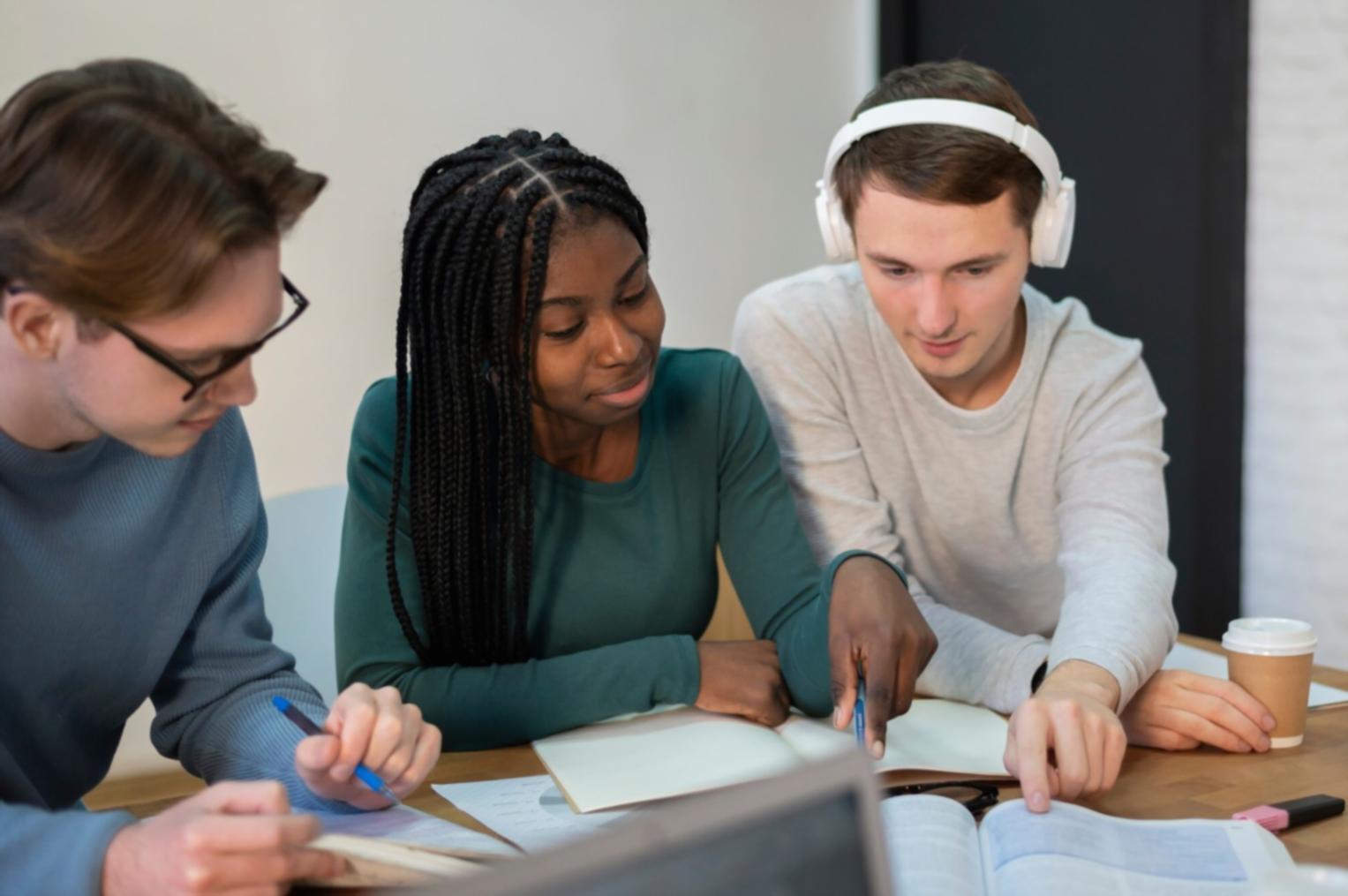 Gruppendiskussion während einer Budgetplanungs-Session